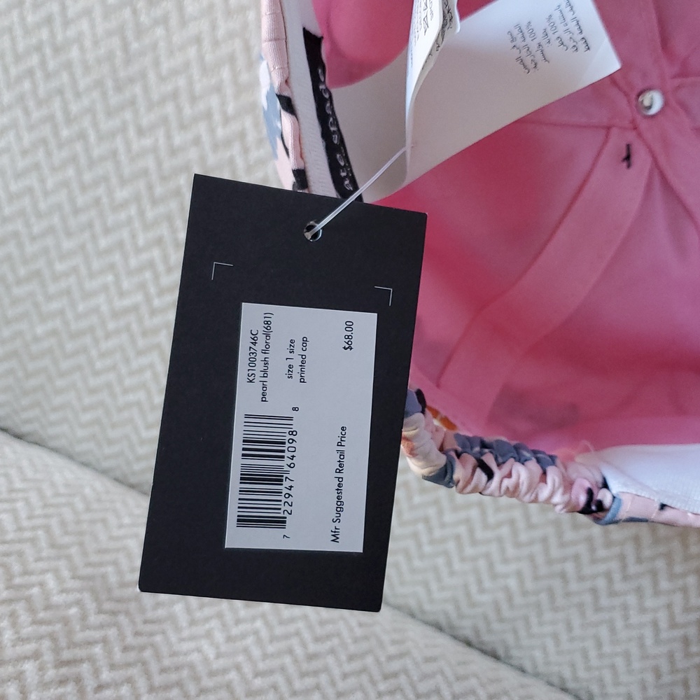 Kate Spade New York Logo Cap/Floral Pearl Blush - Picture 8 of 12